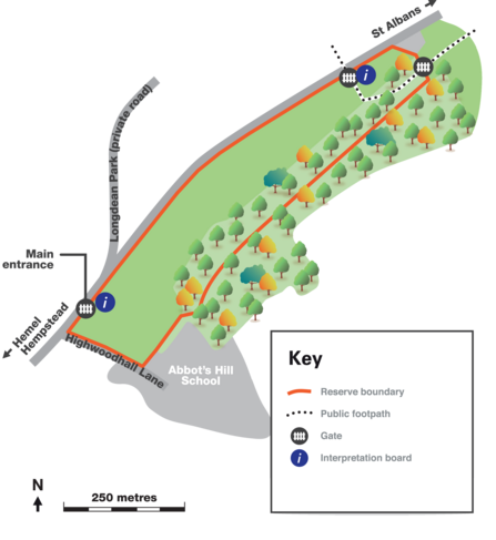 Long Deans Map