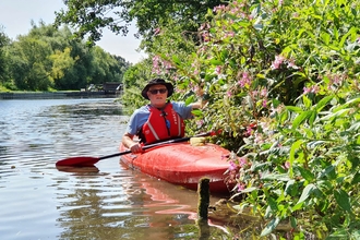 Rob in Navigation next to Thorley Wash