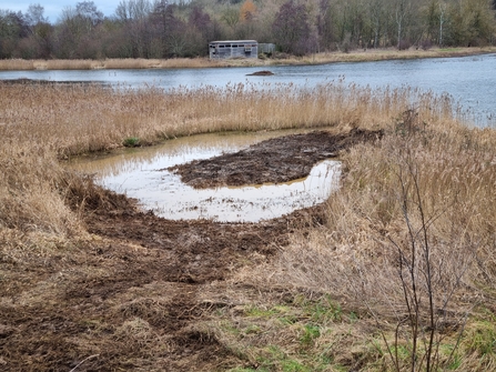 Excavations works at Amwell Nature Reserve 