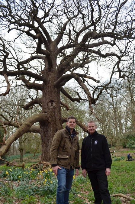 BBC Countryfile filming at Panshanger Park in 2019