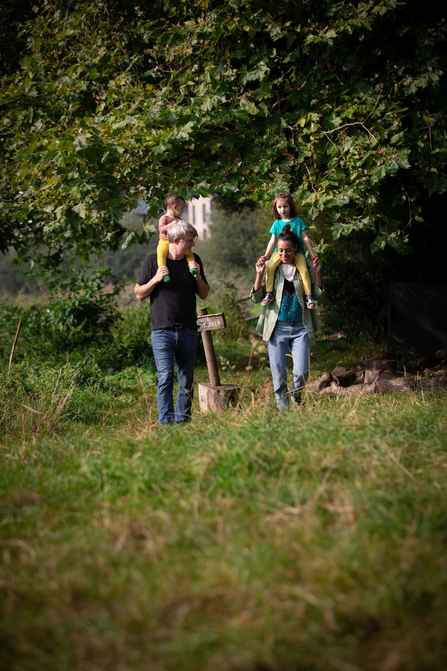 Family walking 